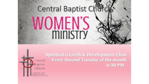 Women's Ministry Spiritual Growth & Development Class