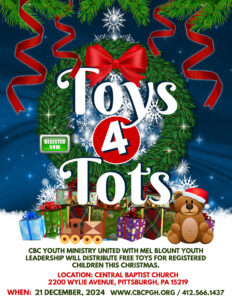 MARINE CORP RESERVES TOYS FOR TOTS CENTRAL BAPTIST CHURCH @ Central Baptist Church